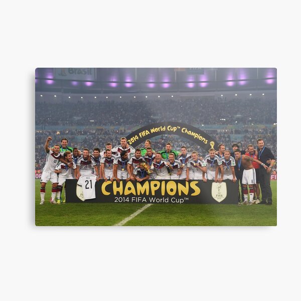 Germany World Cup 2014 Champions Picture Metal Print