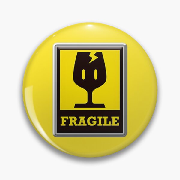 Item preview, Fragile Badge designed and sold by Zongehh.