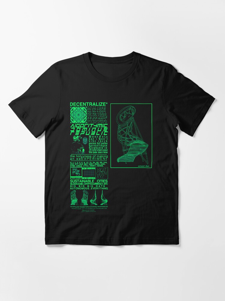 Alternate view of decentralizedd design world Essential T-Shirt