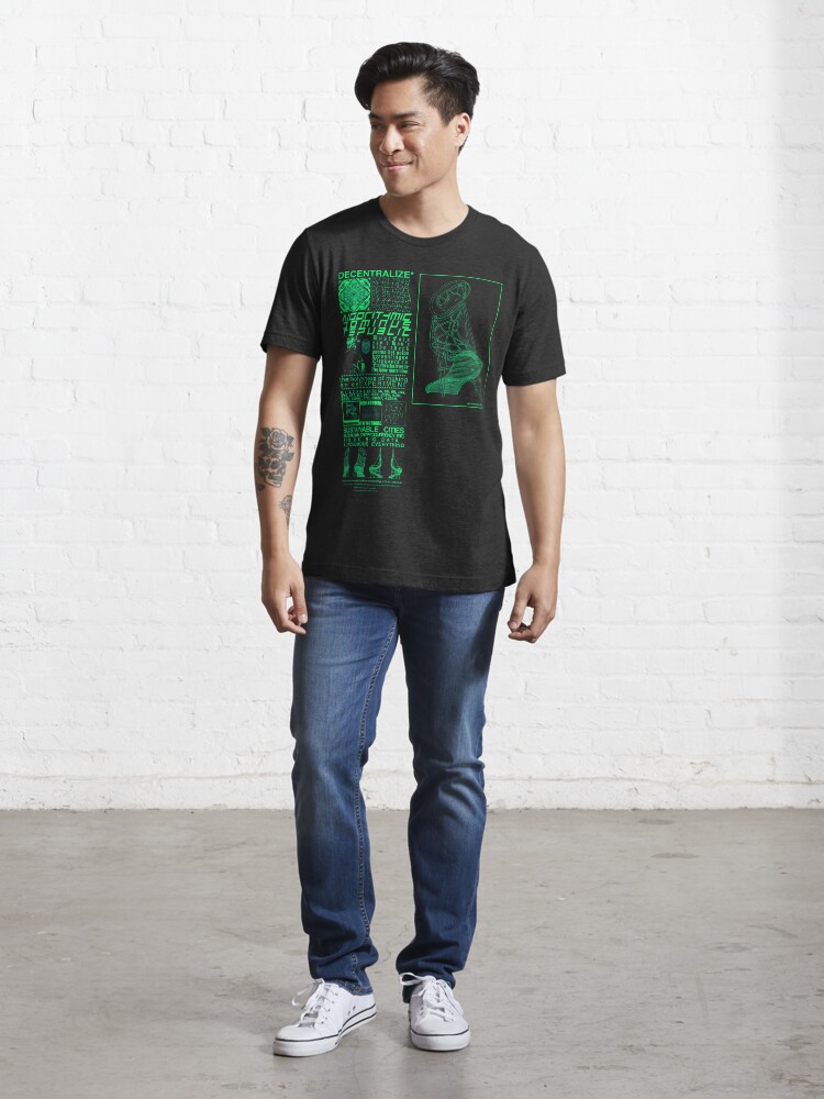 Alternate view of decentralizedd design world Essential T-Shirt