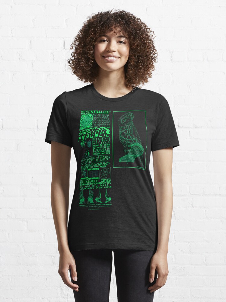 Alternate view of decentralizedd design world Essential T-Shirt