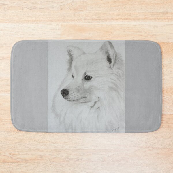 Item preview, Japanese Spitz Portrait designed and sold by KarenWoodArt.