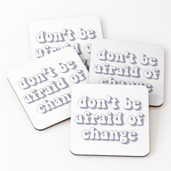 Item preview, Don’t be afraid of Change sticker  designed and sold by Aannawhitee.