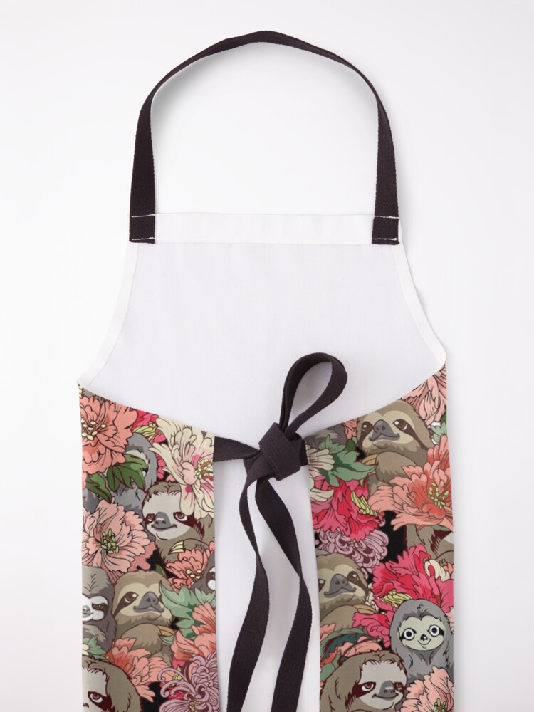 Alternate view of Because Sloths Apron