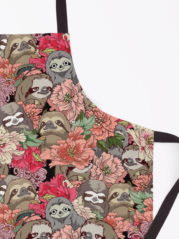 Alternate view of Because Sloths Apron