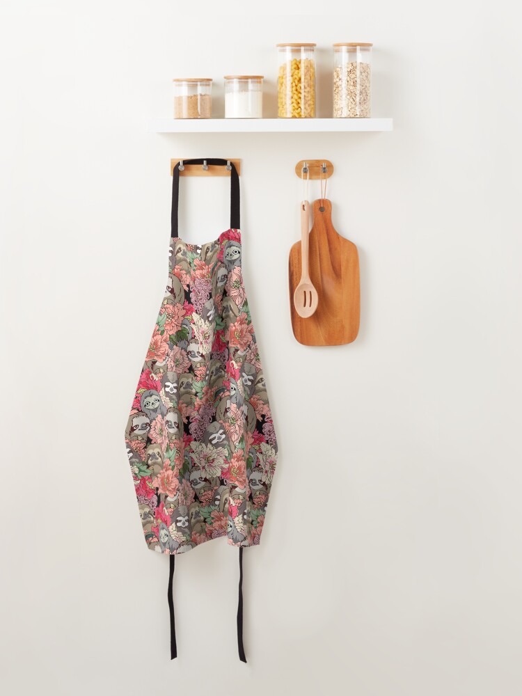 Alternate view of Because Sloths Apron