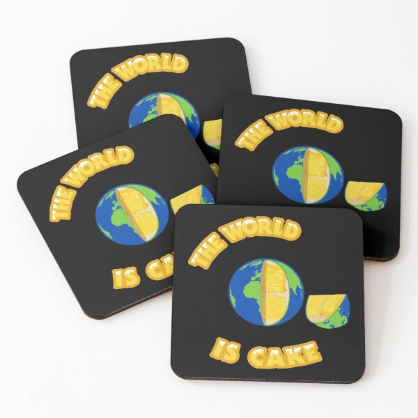 Item preview, The World is Cake - Everything is Cake designed and sold by Pinnacle of Decadence.