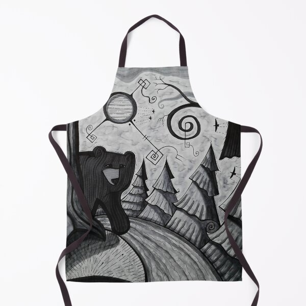 Item preview, Bear and Raven in the Woods designed and sold by ArtistDavidKing.