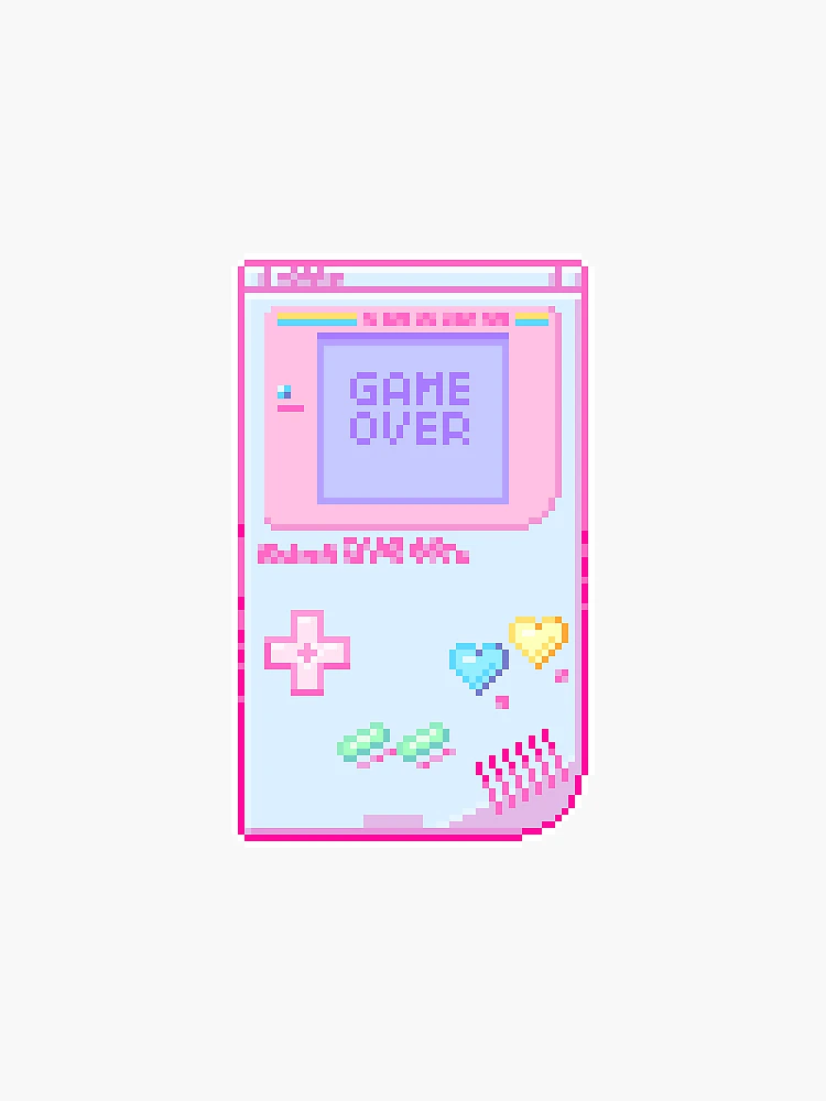 Game Over 90S Sticker for iOS & Android