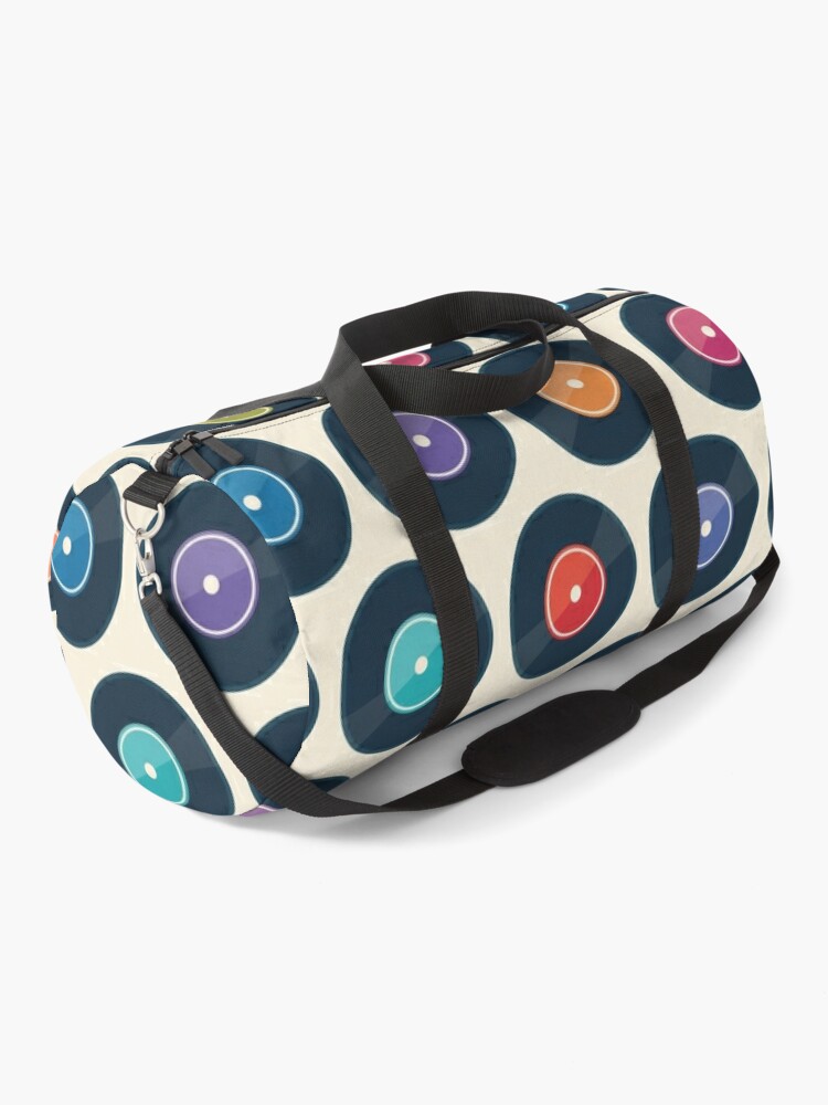 RED, WHITE AND BLUE Duffle Bag by Daisy Beatrice