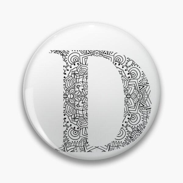 Item preview, "D" Letter Mandala Design designed and sold by Brianna McGill.