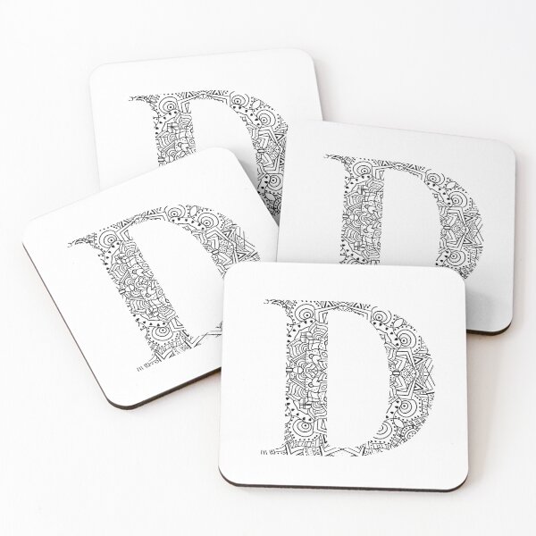 Item preview, "D" Letter Mandala Design designed and sold by Brianna McGill.