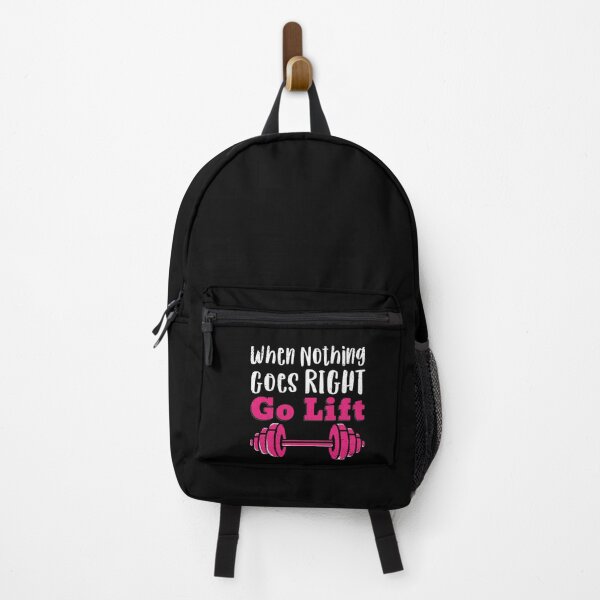 Item preview, Funny GYM quote When nothing goes right go LIFT designed and sold by SusanaDesigns.