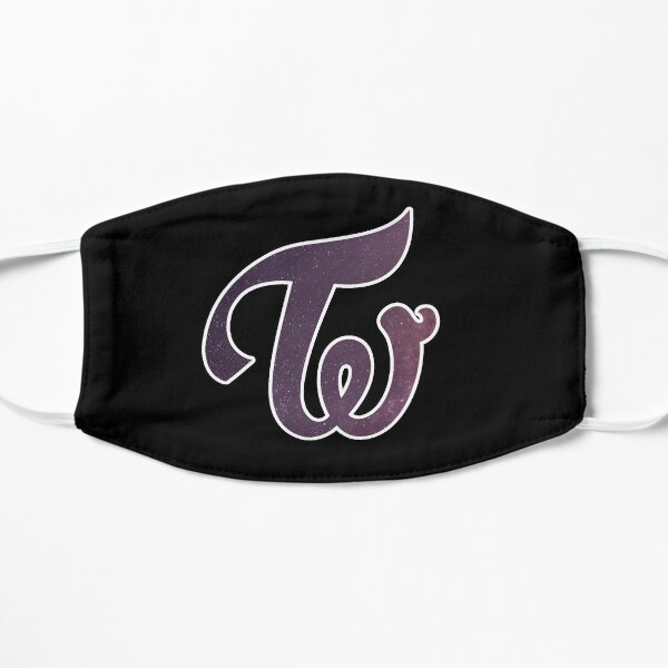 TWICE "Cosmic" Logo With Outline Flat Mask