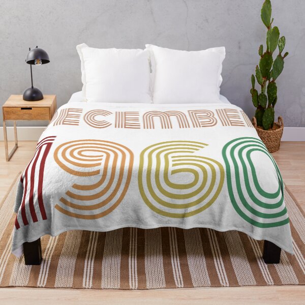 Item preview, Happy 60th Birthday, Happy sixties Anniversary, born in December 1960 designed and sold by marosharaf.