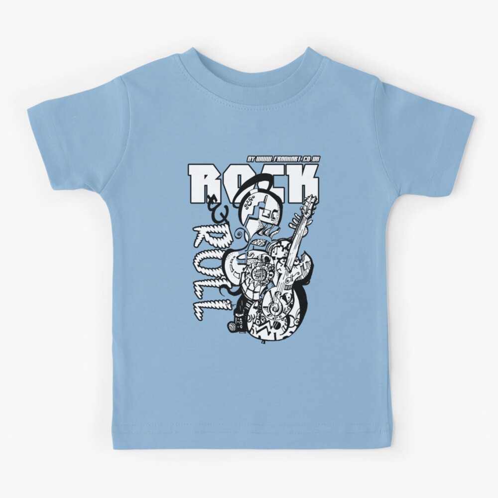 Rock and Roll Childrens by Frank Art Kids T-Shirt
