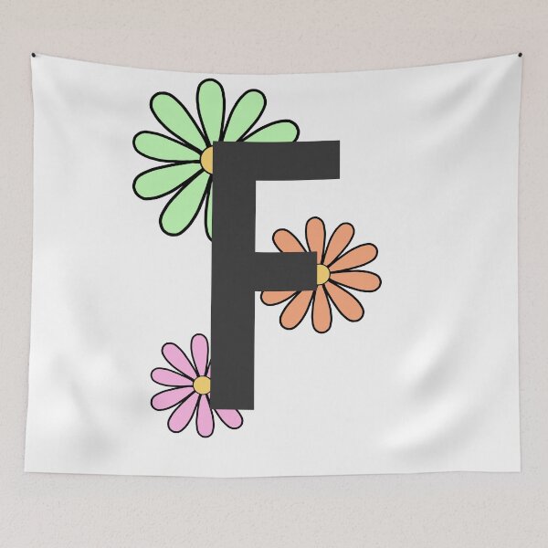 Item preview, Floral Letter F designed and sold by passionatelyem.