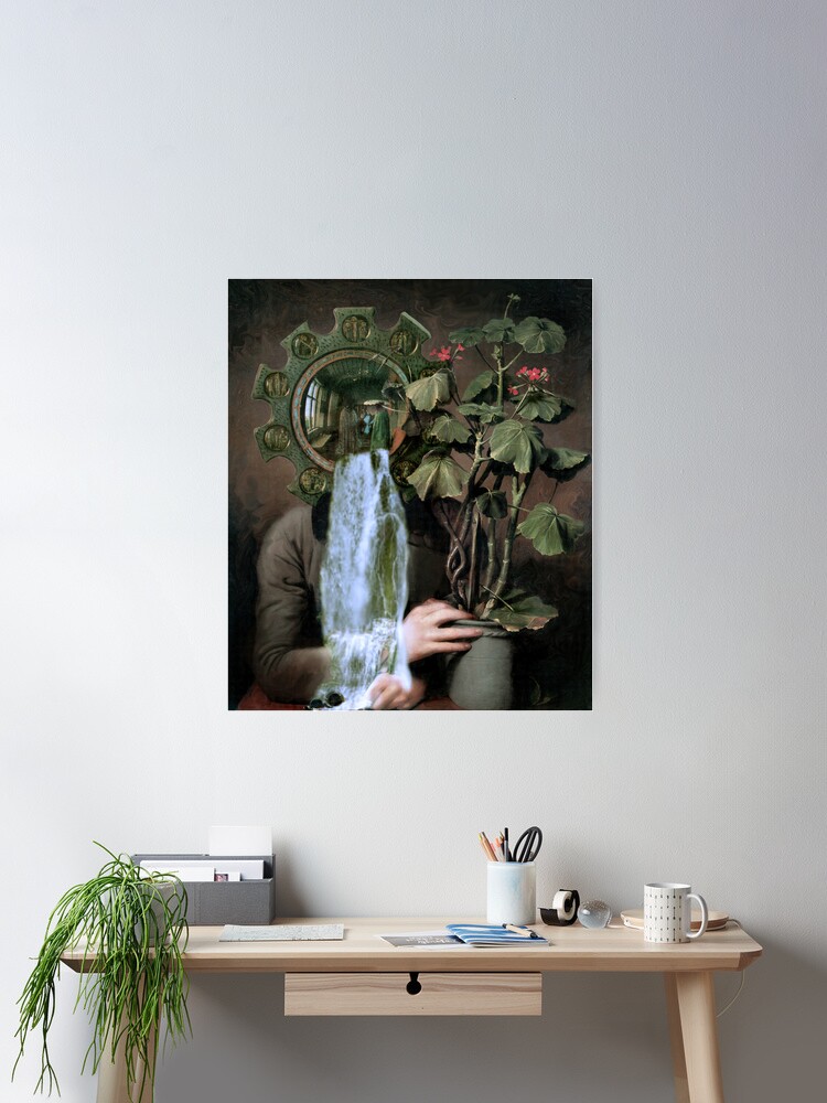 Thumbnail 2 of 3, Poster, Looking at the Geranium. designed and sold by PageA4.