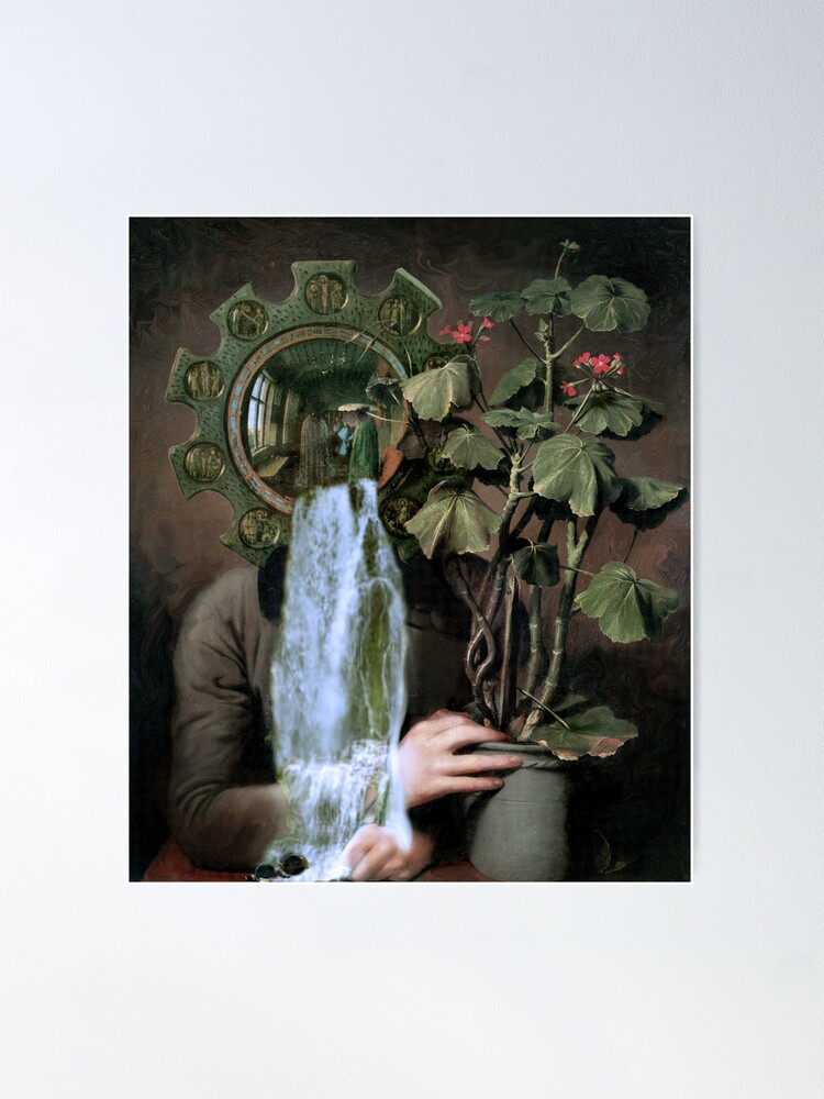 Thumbnail 1 of 3, Poster, Looking at the Geranium. designed and sold by PageA4.
