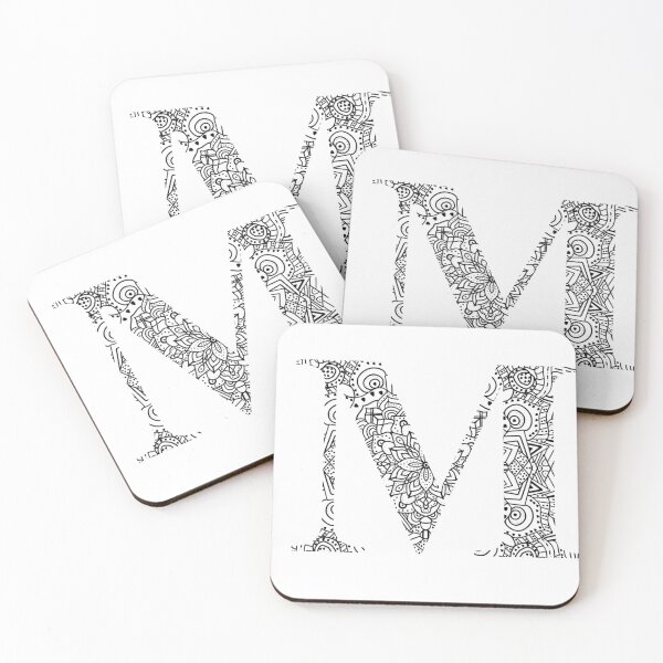 Item preview, "M" Letter Mandala Design designed and sold by Brianna McGill.