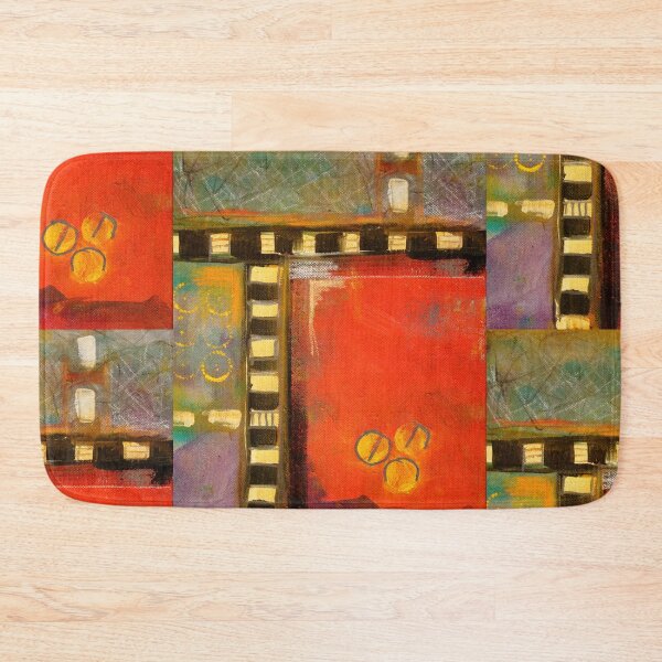 Item preview, Modern Grid Hand Painted Abstract Art Design designed and sold by NancyMerkle.