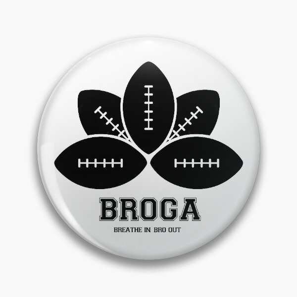 Item preview, Broga: The Official Yoga for Bros Logo designed and sold by Hannah Rothstein.