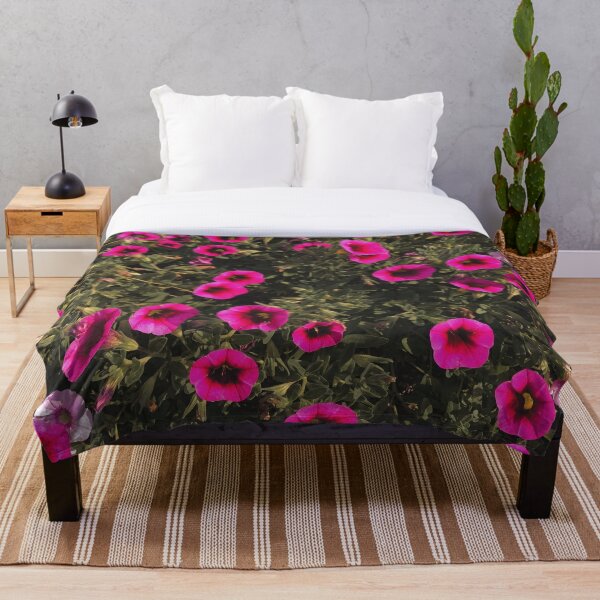 Item preview, Pink Flowers On Warm Green Plant designed and sold by justinf24.