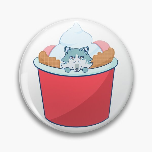 Item preview, BNA Ice Cream Cup Shirou Sticker designed and sold by Zenapyke.