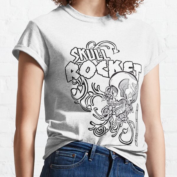 Skull Rocket Childrens by Frank Louis Allen Classic T-Shirt