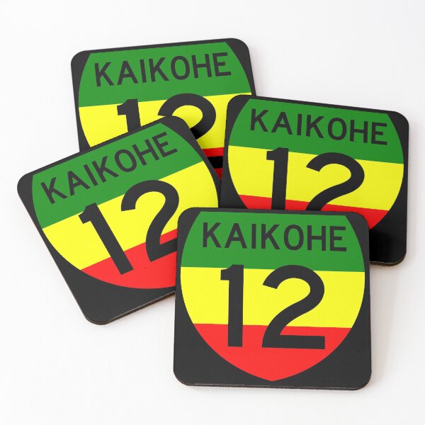 Item preview, Kaikohe Highway 12 in Rasta Colours designed and sold by Kiwidom.