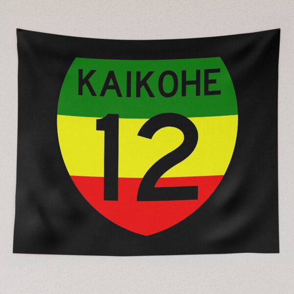 Item preview, Kaikohe Highway 12 in Rasta Colours designed and sold by Kiwidom.