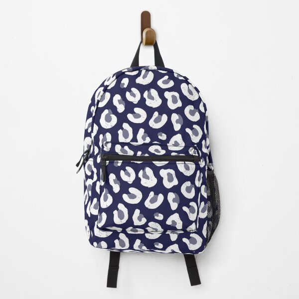 Item preview, Leopard Print - Navy Blue and White  designed and sold by Daisy Beatrice.