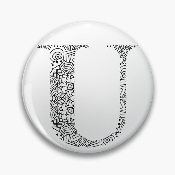 Item preview, "U" Letter Mandala Design designed and sold by Brianna McGill.