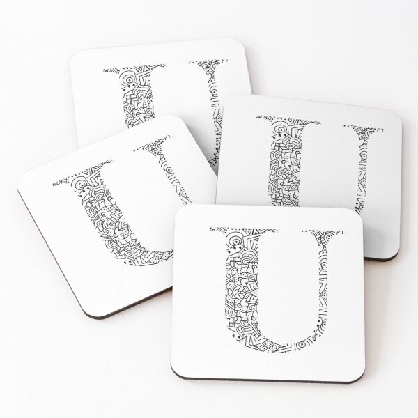 Item preview, "U" Letter Mandala Design designed and sold by Brianna McGill.