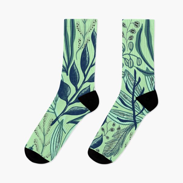 Item preview, Abstract Green Jungle Leaf Grean Floral Leaves Pattern  designed and sold by TeesForNerds.