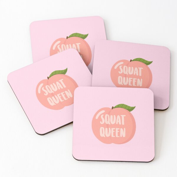 Item preview, SQUAT QUEEN - cute peachy designed and sold by Mindy Bubble.