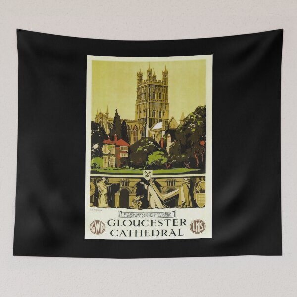 Item preview, Railway Poster Gloucester Cathedral designed and sold by stickart-marek.