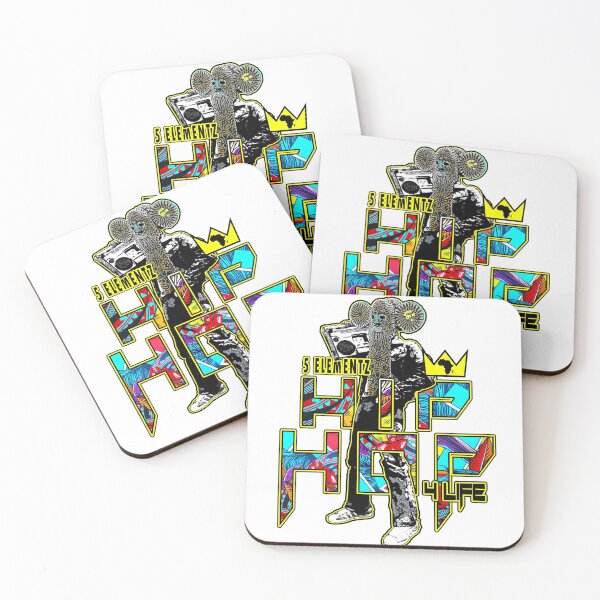 Item preview, Hip Hop for Life 90s Classic Hip Hop Graffiti African 5 Elements Art designed and sold by CodyNorris.