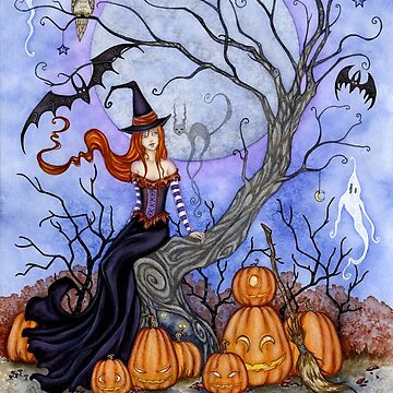 Artwork thumbnail, The Halloween Tree by AmyBrownArt