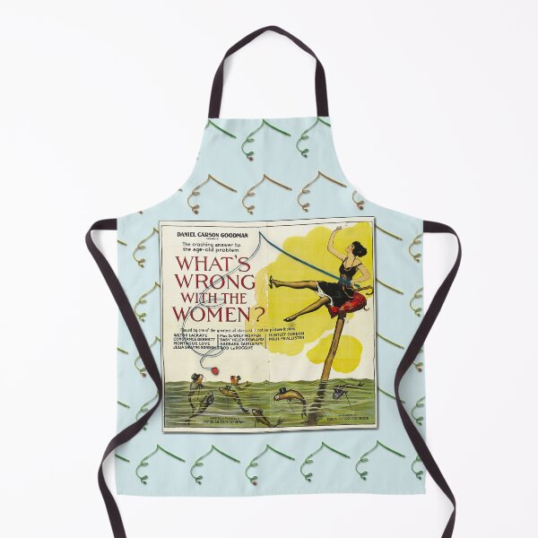 Item preview, Vintage Fun Flapper Fishing Design Featuring 'What's Wrong With The Women?' designed and sold by MHirose.