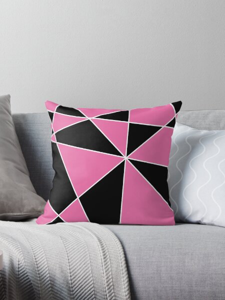 Black And Pink Pillows Cushions for Sale Redbubble