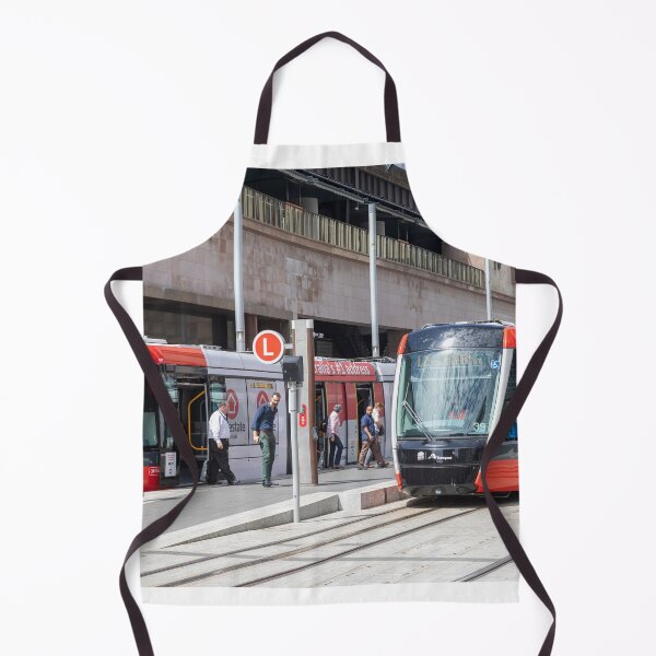 Item preview, Sydney CBD light rail trains at Circular Quay designed and sold by Martin Berry Photography.
