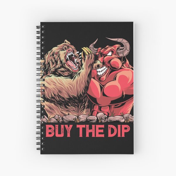 Buy The Dip Day Trader Spiral Notebook