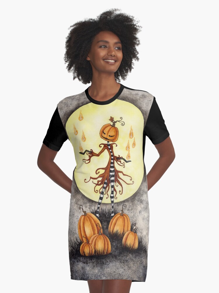 pumpkin t shirt dress