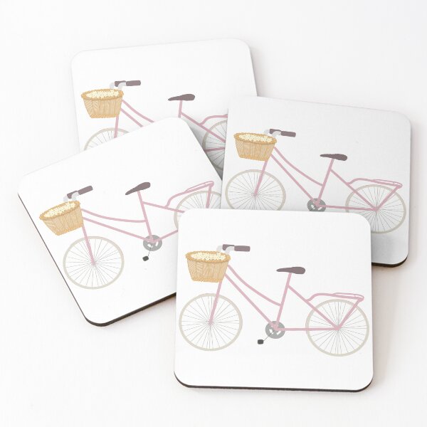 Item preview, Pink Bike with basket designed and sold by Elisha  Zoe.