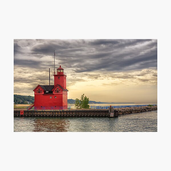 Item preview, Holland Harbor Inner Lighthouse, Holland Michigan designed and sold by Daniel Arthur Brown Photography.