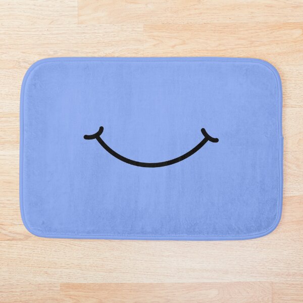 Item preview, Smiley Face Smile (Negro sobre Azul) designed and sold by Ethan110.