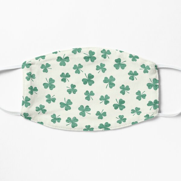 Dancing Shamrocks Flat Mask