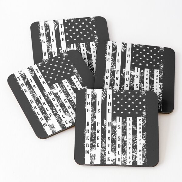 Item preview, The Dream Is Free Black American Flag  designed and sold by montezwalls.