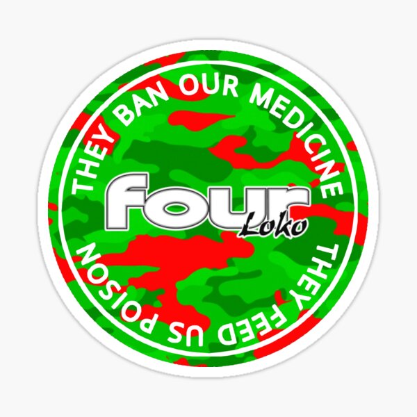 Four Loko Watermelon Sticker
